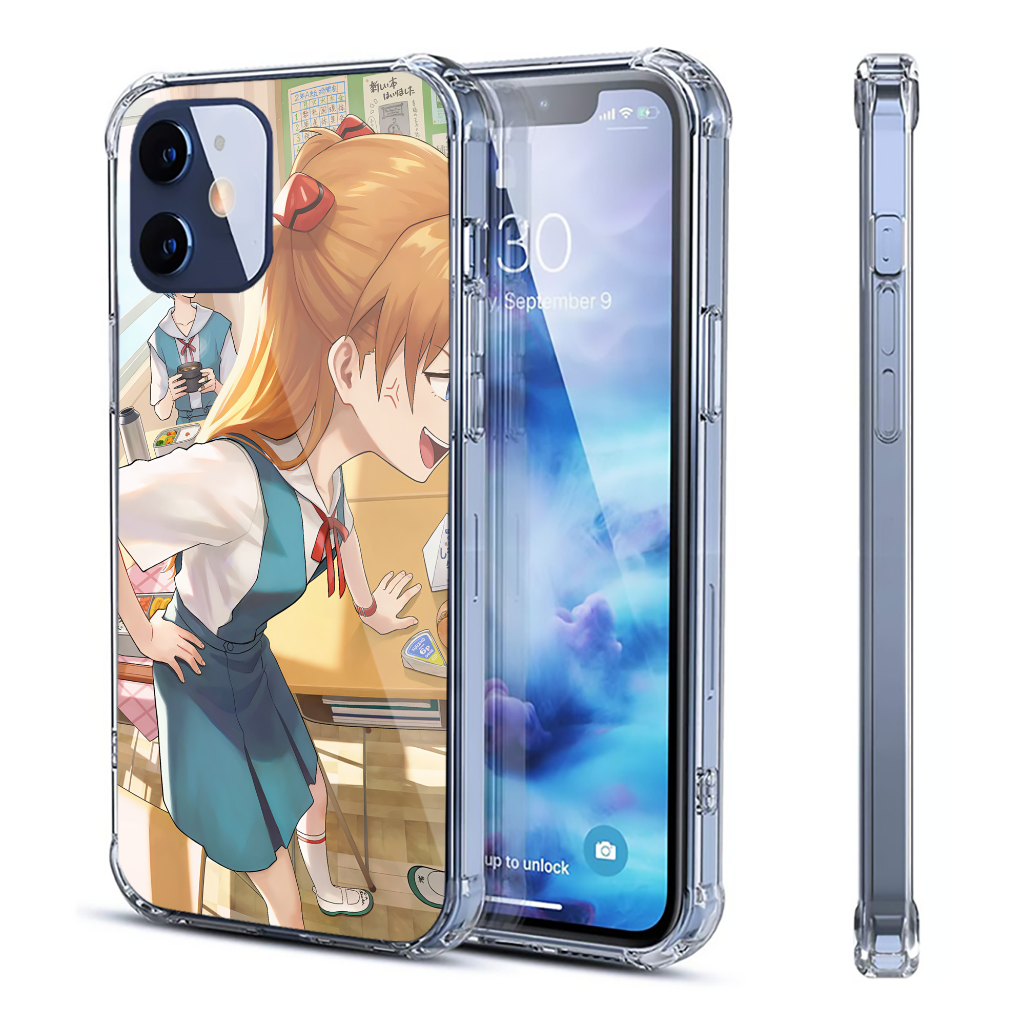 （画像用） EVA 新世紀エヴァンゲリオン 【iPhone 12シリーズ対応】透明スマホケース（クリアソフトケース）